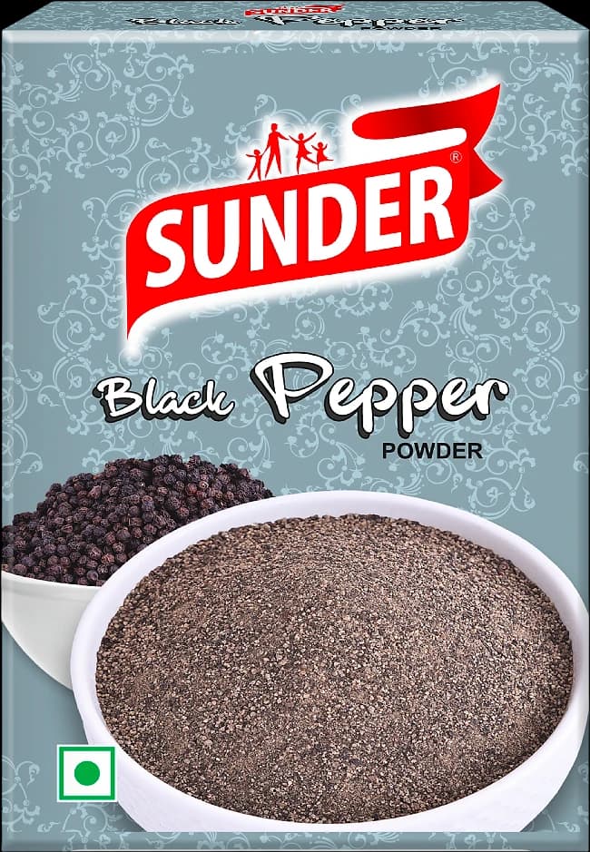 Kali Mirch Black Pepper Powder pack