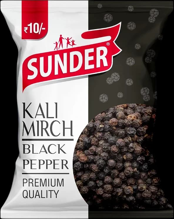 Kali Mirch Sabut Kali Mirch pack