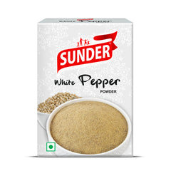 SUNDER WHITE PEPPER POWDER (SAFED MIRCH POWDER)